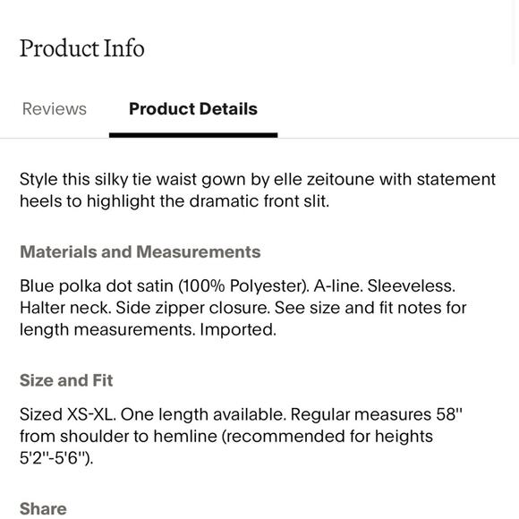 elle zeitoune Grace Gown - Picture 7 of 7